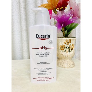 ⭐️❤️Eucerin pH5 Washlotion Perfume Free Paraben Free 400ml ของแท้ ฉลากไทย