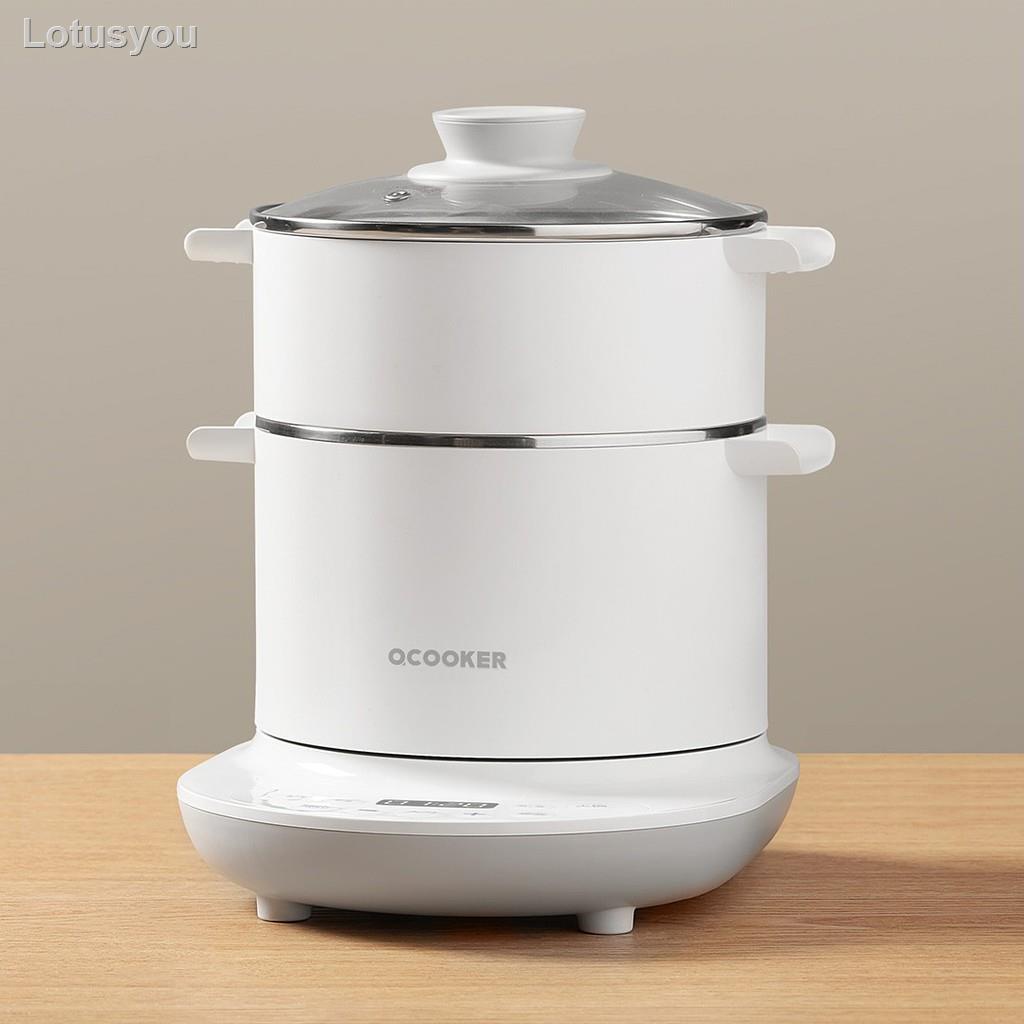 🐝คุณภาพสูง🐝ﺴ✤หม้อไฟฟ้าอเนกประสงค์Youpin QCOOKER CR-DR01 Multifunction Electric Cooker mini ชุดทำอาหารเอนกประสงค์