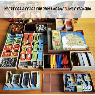 Tidy Insert สำหรับเกม A Feast for Odin และ Norwegians expansion