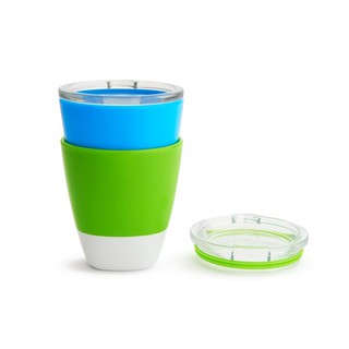 MUNCHKIN : MNK11425 แก้วหัดดื่ม Splash Cups &amp; Trainer Lids - 2pk