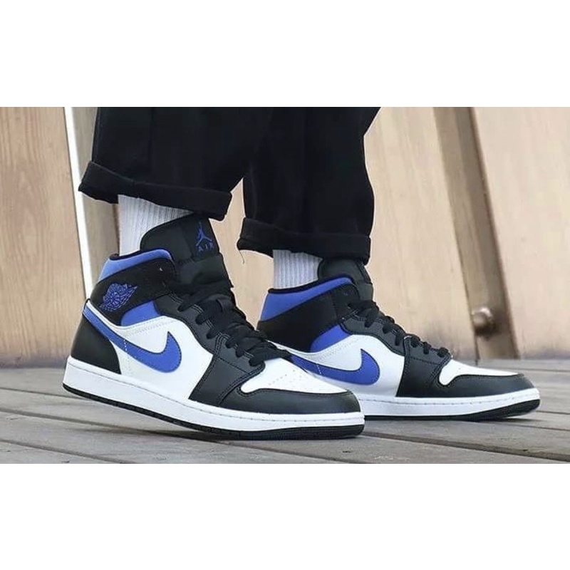Nike Air Jordan 1 Mid White Black Royal 
