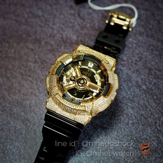 G-Shock Bling Bling GA-110 กรอบเพชรทองว่า ประกันศูนย์central 1ปี