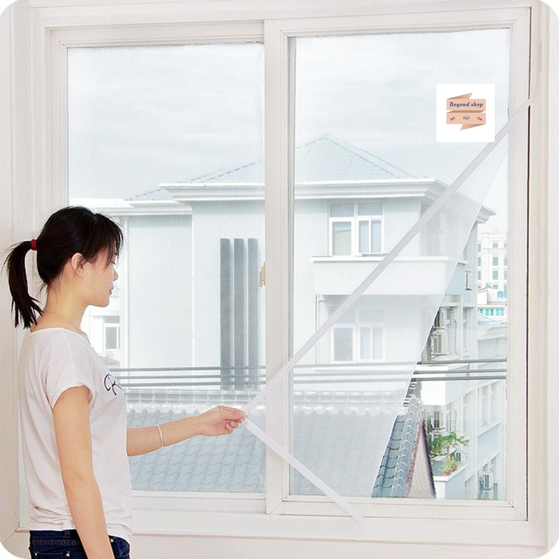 ღღAnti Mosquito Net DIY Removable Large Window Screen Insect Window Net ...