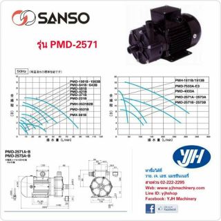 Sanso ปั๊มเคมี และสูบน้ำทะเล ซันโซ่ รุ่น PMD2571 ผลิตในประเทศญี่ปุ่น 🇯🇵🇯🇵🇯🇵