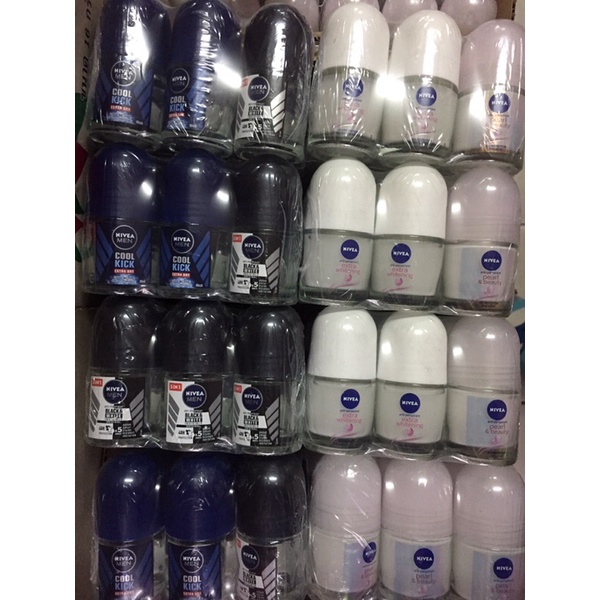 Nivea ลูกกลิ้งนีเวีย ปริมาณ12 มล. คละสูตร (ขายยกแพ็ค6ขวด)