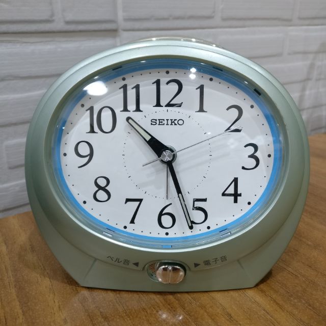 นาฬิกา ปลุก 2 แบบ Seiko KR848M กระดิ่ง+ติ๊ดๆ 【มือ 2】 ญี่ปุ่น