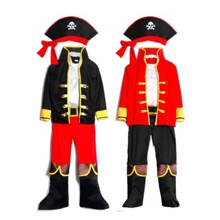 7C228 ชุดเด็ก ชุดโจรสลัด ชุดโจรสลัดเด็ก กัปตันฮุก Pirate Captain Hook Costume