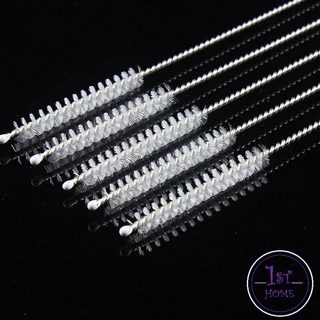 จุกนม ขนไนล่อน แปรงล้างหลอดดูด ไม่ทำให้เป็นรอย Stainless steel soft straw straw brush