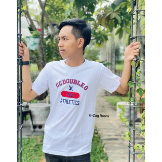 💥สินค้าพร้อมส่ง‼ เสื้อยืดแขนสั้นงานปัก-งานป้าย🔖 CC-OO Cotton 100% (SMLXL) No.15