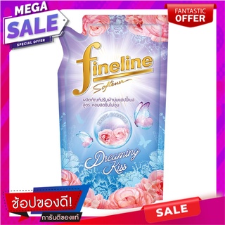 รีฟิลน้ำยาปรับผ้านุ่ม FINELINE 500ml DREAMING KISS น้ำยาปรับผ้านุ่ม REFILL LIQUID FABRIC SOFTENER FINELINE 500ml DREAMIN