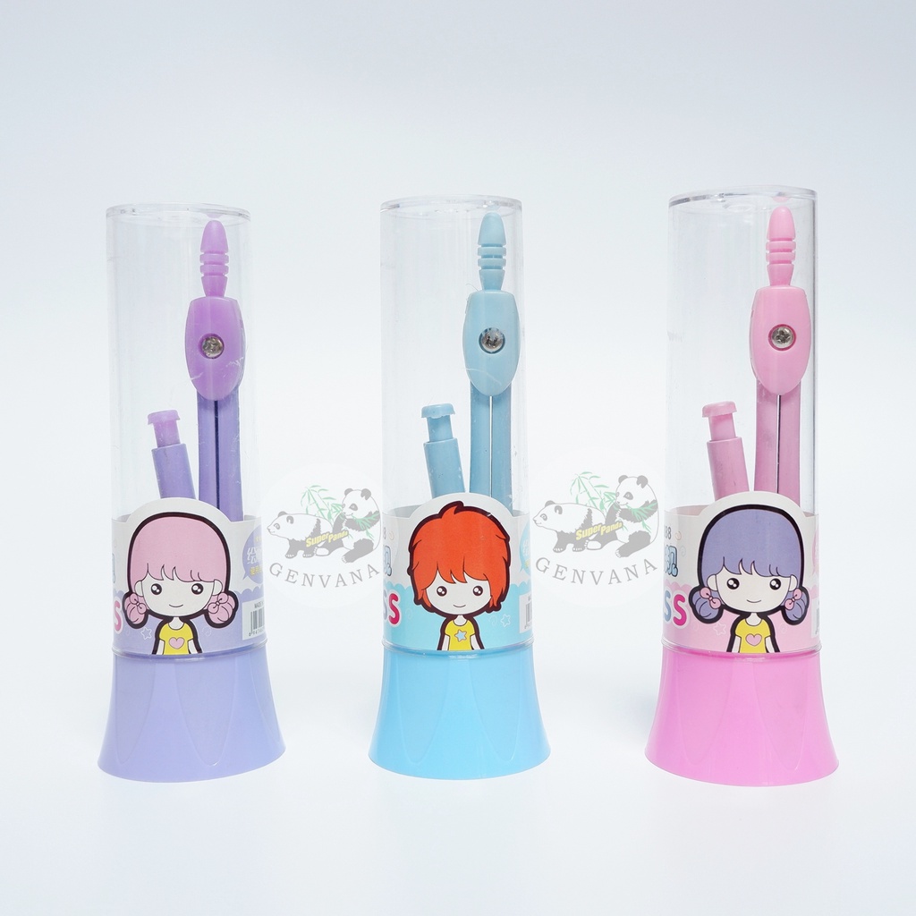 วงเวียน ดินสอกด พร้อมไส้ดินสอ (888 HB) สุ่มสี