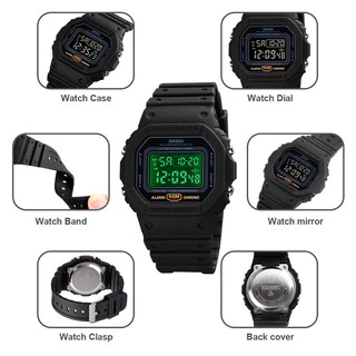 Skmei นาฬิกาข้อมือดิจิตอลกันน้ํา 12 / 24 ชั่วโมง Led Chronograph