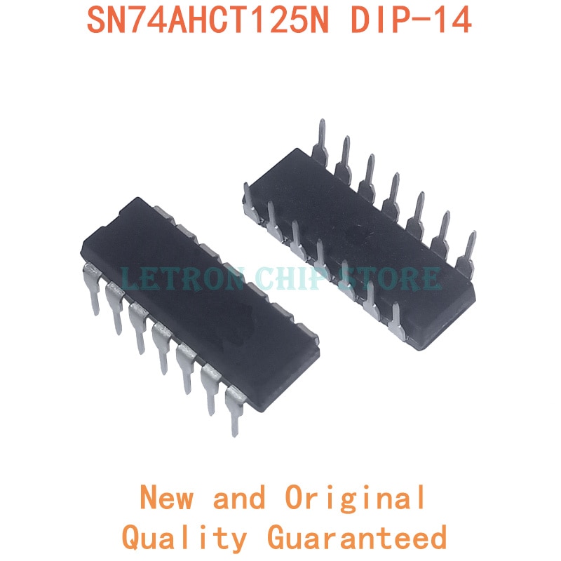 10 ชิ้น sn74ahct125n dip14 sn74ahct125 dip 74ahct125n 74ahct125 dip-14 ic novo e