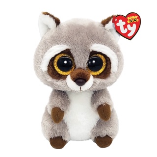 TY ตุ๊กตา ทีวาย OAKIE-raccoon gray reg