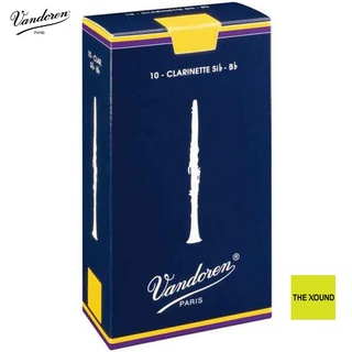 VANDOREN Traditional Bb Clarinet Reeds Box of 10 Reeds ลิ้นบีแฟลตคลาริเน็ต