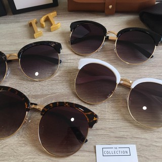 Eyewear_by.tm แว่นกันแดด ทรง Oversize เก็บทรงหน้า รุ่น Mooncut 02 มี 4 สี