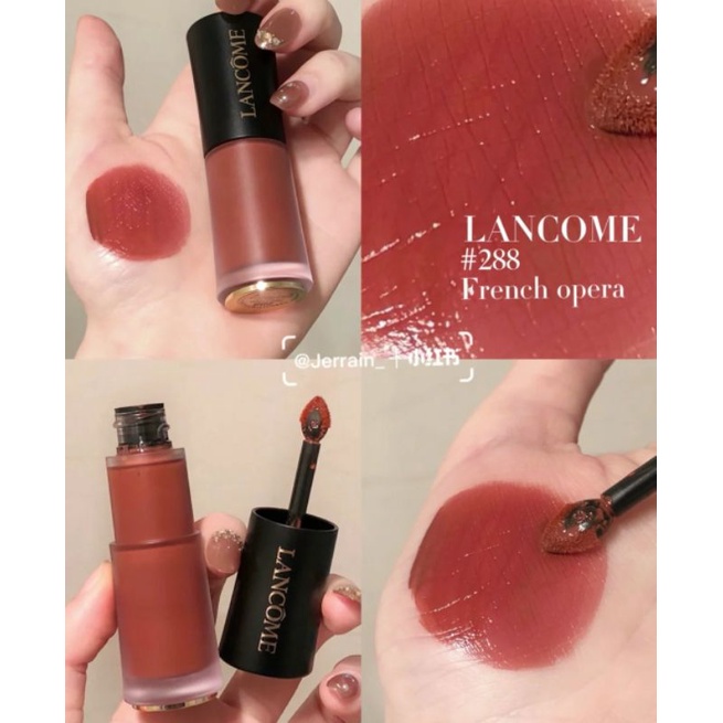 Lancome L'Absolu Rouge Drama Ink Lipstick เนื้อแน่นสีชัด
