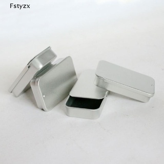 Fstyzx Mini Iron Box Slide Cover Storage Box Wedding Jewelry Pill Case Portable Tin Box FY