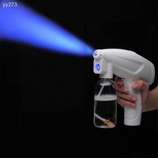 🔥🔥🔥◄YJ02ปืนฆ่าเชื้อแบบไร้สายแสงสีฟ้ารุ่นใหม่ปืนฉีดพ่นฆ่าเชื้อและฆ่าเชื้อโรคละอองนาโนและปืนฉีด