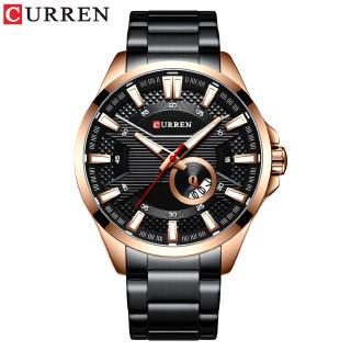 New Stainless Steel Quartz Mens Watches Fashion CURREN Wrist Watch Causal Business Watch Top Luxury Brand Men Watch Mal