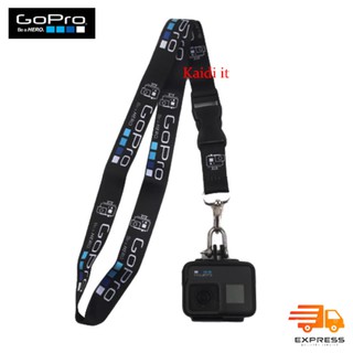 สายคล้องคอ สำหรับ GoPro Neck Strap Lanyard (สีดำ)