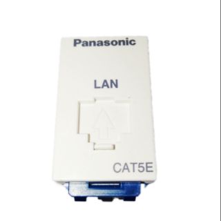 ปลั๊ก ปลั๊กแลนด์ เต้ารับ คอมพิวเตอร์ CAT5E  panasonic รุ่น WEG2488 #ปลั๊กแลนด์ panasonic รุ่นใหม่