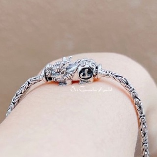 [แท้_พร้อมส่ง​‼️]​ สร้อยข้อมือเงินแท้ “นะโมปี่เซียะ” เนื้อเงินแท้​ 925​