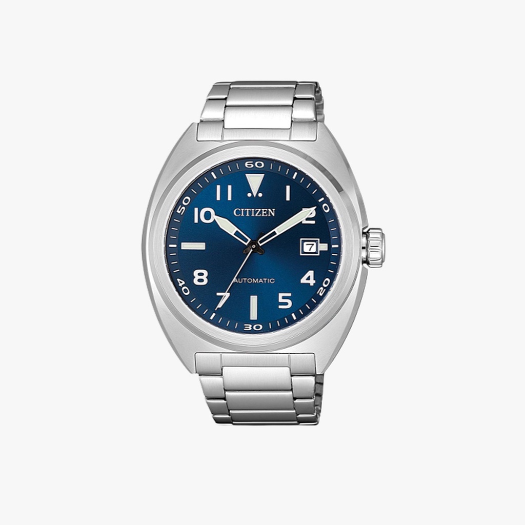 MK [ประกันร้าน] CITIZEN นาฬิกาข้อมือผู้ชาย รุ่น NJ0100-89L Mechanical Automatic Blue Dial Silver