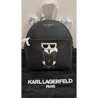 พร้อมส่ง 🔥Sale 3799🔥 ถูกฝุดๆ งานShop ราคาที่ไทยแพงเว่อร์ กระเป๋าเป้ Karl Lagerfeld MAYBELLE BACKPACK ลายเอกลักษณ์แบรนด์