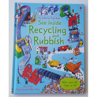 See inside Recycling and rubbish เหมาะสำหรับ 6 ขวบ+  Board book กระดาษแข็งทุกหน้า with flaps