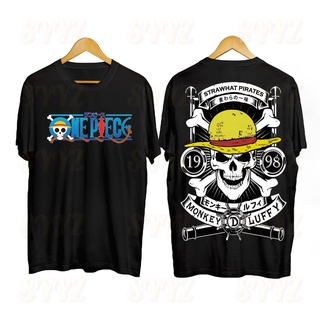 One Piece อะนิเมะเสื้อเชิ้ตลูฟี่ออกแบบการ์ตูนกีฬาขนาดใหญ่เสื้อ Bootleg อินเทรนด์การ์ตูนขนาดใหญ่ OR[