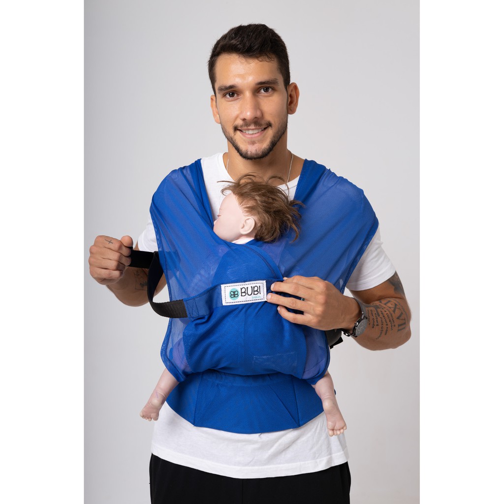 BUBI เป้อุ้มเด็ก Gen 3 - ตาข่าย - สีฟ้า - G3LU-XB-M-1220