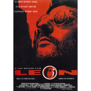 โปสเตอร์ Leon นักฆ่าลีออง Jean Reno, Natalie Portman ขนาด 11.5 X 26.5  นิ้ว (A3)