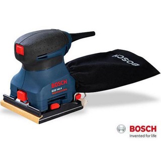 ขัดกระดาษทรายสั่น 4" ยี่ห้อ BOSCH รุ่น GSS140A ทรงสี่เหลี่ยมจตุรัส