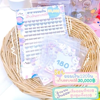 🔥พร้อมส่ง🔥 เซ็ตออมเงิน30,000 ภายใน120วัน✨