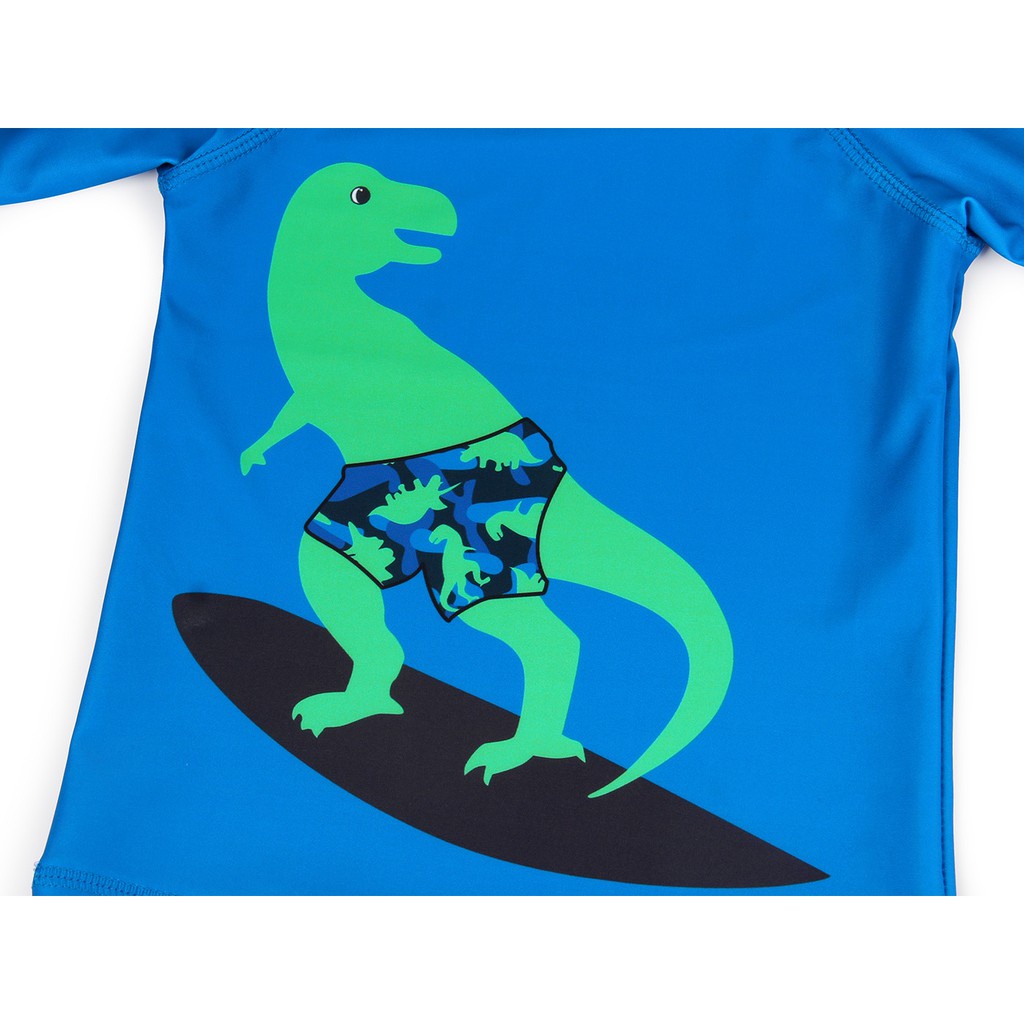 Boys UV Protection Dinosaur Swimsuit Children Two Piece Half Sleeves   3baadda74ca0d4a822e1b764ae0bec26