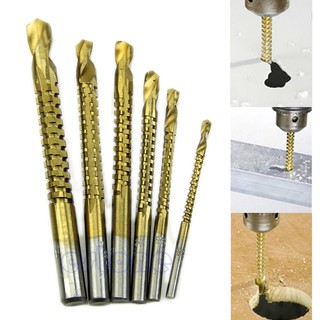 KOOL♥6pcs Woodworking Cutting Hole Saw Holesaw Wood HSS Ti Drill Bit