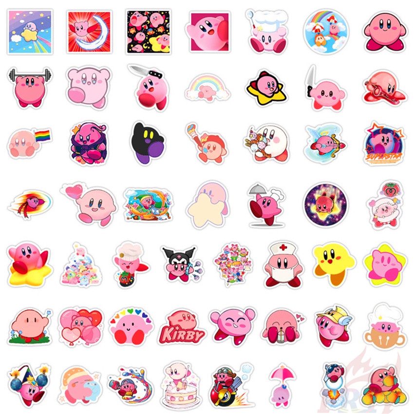 ❉ Kirby - Series 03 Anime Games Kawaii Cartoon Character สติ๊กเกอร์ ❉  50Pcs/Set DIY Fashion Luggage Laptop Skateboard Decals Doodle สติ๊กเกอร์ |  Shopee Thailand