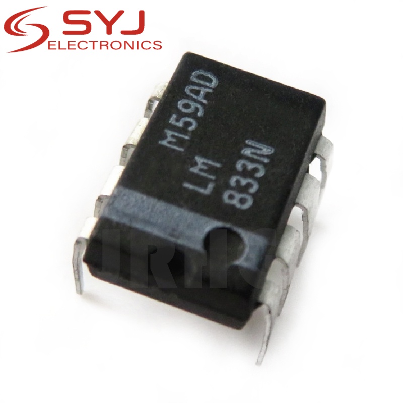 ชิ้นส่วนอะไหล่ Lm833N Dip8 Lm 833 Dip Ic 10 ชิ้น / ชุด