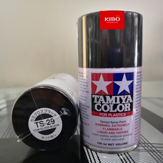 สีสเปรย์ทามิย่า Tamiya TS-29 semi gloss black 100ml สีสเปรย์ดำกึ่งด้าน