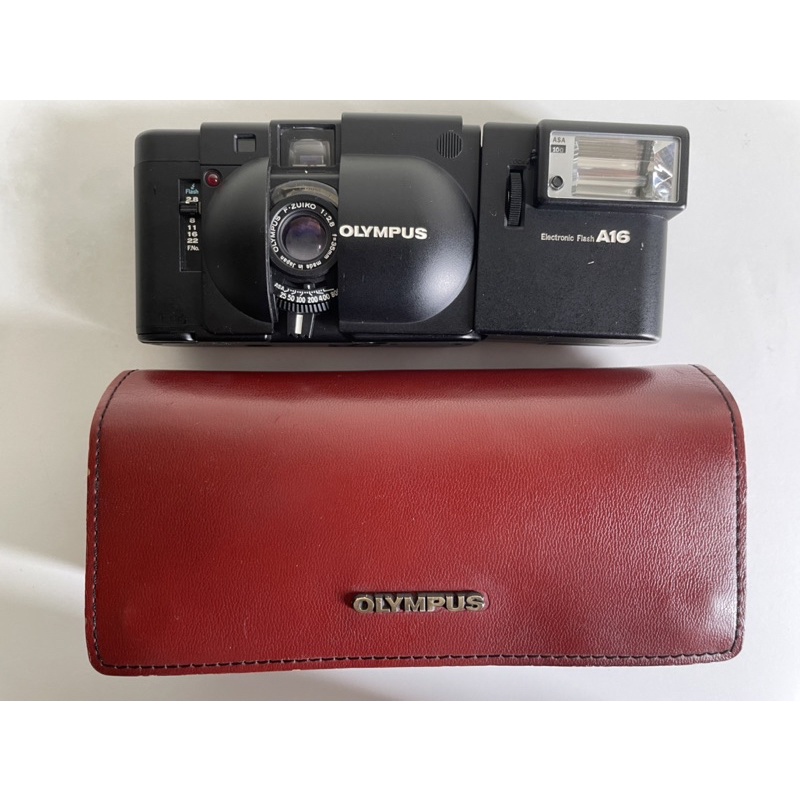 กล้องฟิล์ม Olympus xa + แฟลช A16