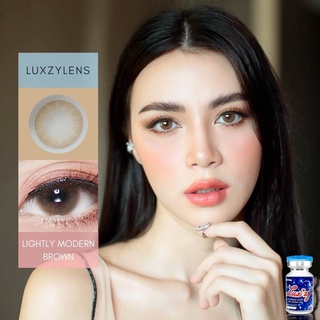 คอนแทคเลนส์ ขนาดมินิ Lightly Modern (Luxzylens) แถมตลับทุกคู่