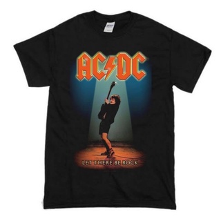 เสื้อยืดสีขาวเสื้อยืด พิมพ์ลาย Acdc BAND Let Have Be RockS-4XL