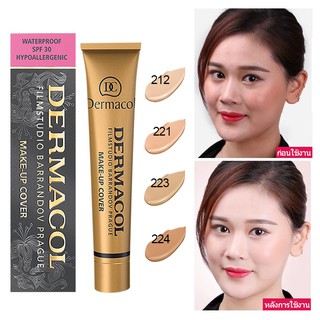 Dermacol Hypoallergenic รองพื้น เนื้อครีม สำหรับการปกปิดริ้วรอย