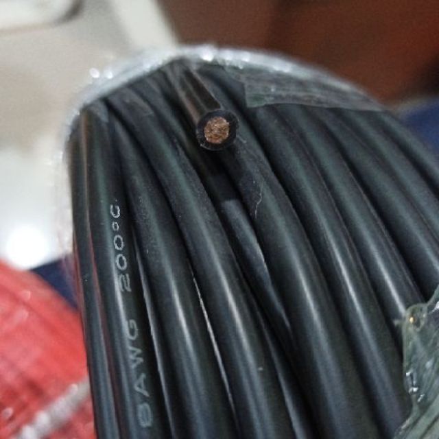 8AWG สีดำ/สีแดง สายไฟซิลิโคน ( พร้อมส่งในไทย ไม่ต้องรอนาน ) ราคา ถูกที่สุด ดีลบีเคเค รูปภาพหลัก