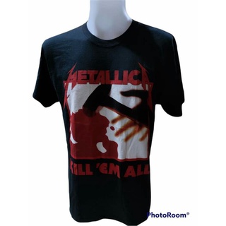 METALLICA ลิขสิทธิ์แท้มือหนึ่ง มีไซส์S-XL เสื้อวง