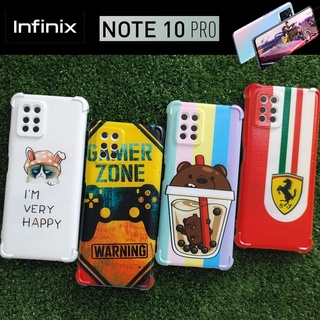 เคส TPU ยางใส ลายการ์ตูน ชุด 2  สำหรับ  Infinix Note 10 Pro