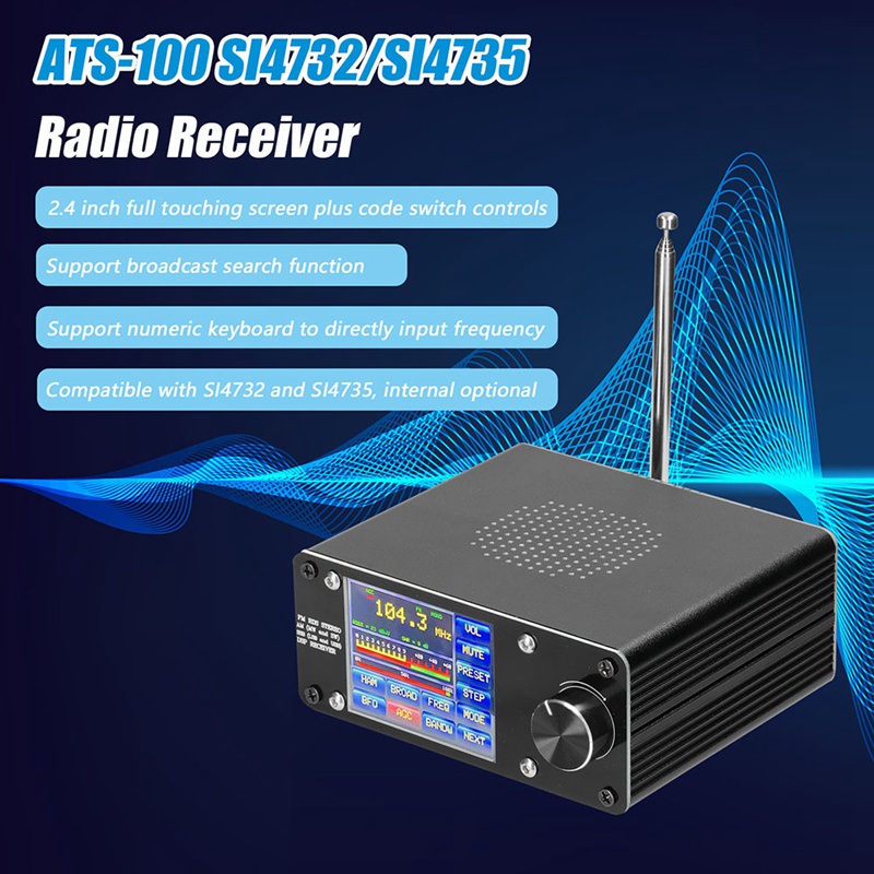 Ats-100 SI4732/SI4735 ตัวรับสัญญาณวิทยุ FM LW (MW & SW) SSB (LSB & USB) รองรับการค้นหาแบบเต็มคลื่น #5