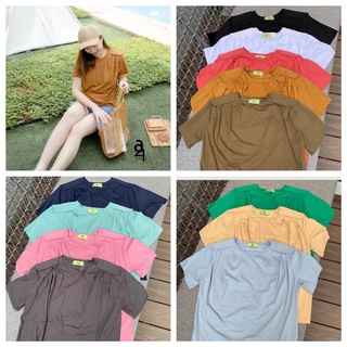 A21​ เสื้อยืดแขนสั้น​ เสริมไหล่  เย็บจับจีบT-Shirtnista