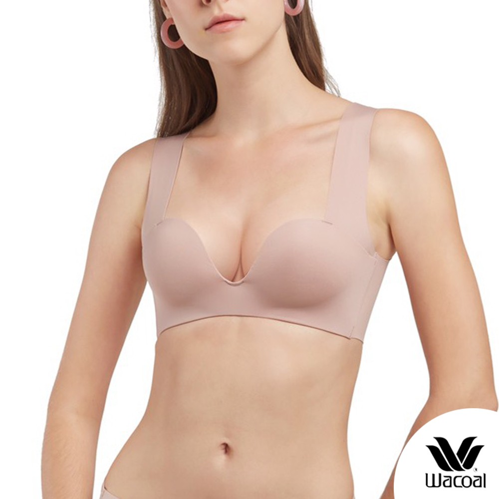 Wacoal Smart Size Go Girls วาโก้ S M L บรา รุ่น WB3Y27 สีเบจ (BE)
